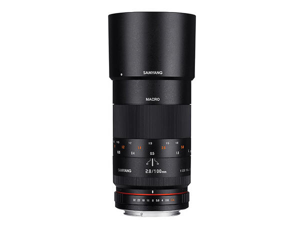 Samyang 100mm f/2.8 Macro Nikon AE Makro-objektiv  for fullformat
